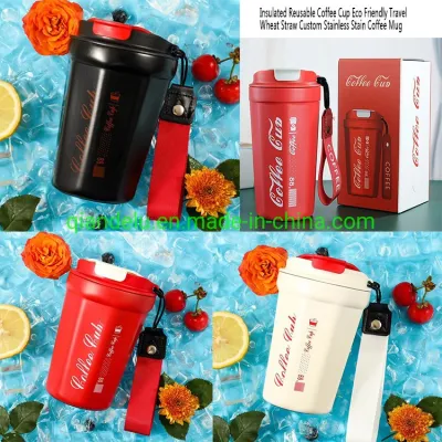 Copo com logotipo personalizado por atacado, café mágico, leite, chá, suco, caneca de aço inoxidável, garrafa de viagem para beber