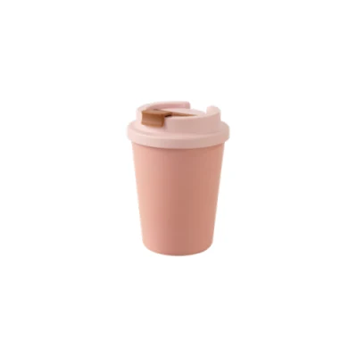 Material ecológico ecológico reutilizável 350ml 12oz PLA Chá Caneca de café Caneca de viagem para levar sem melamina sem design Cor sólida para casa e escritório