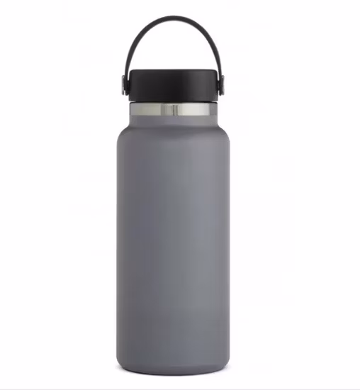 32oz duplo espaço de aço inoxidável pote spray gradiente cor vácuo isolado garrafa térmica garrafa térmica 304 copo térmico