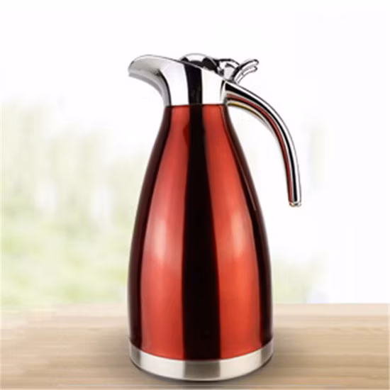 Cafeteira térmica a vácuo de parede dupla de aço inoxidável 1L /1,5L / 2L